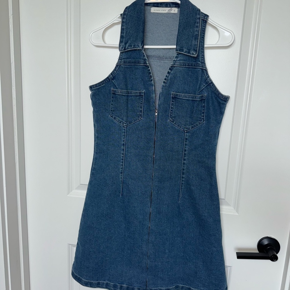 Altar'd State Denim Mini Dress